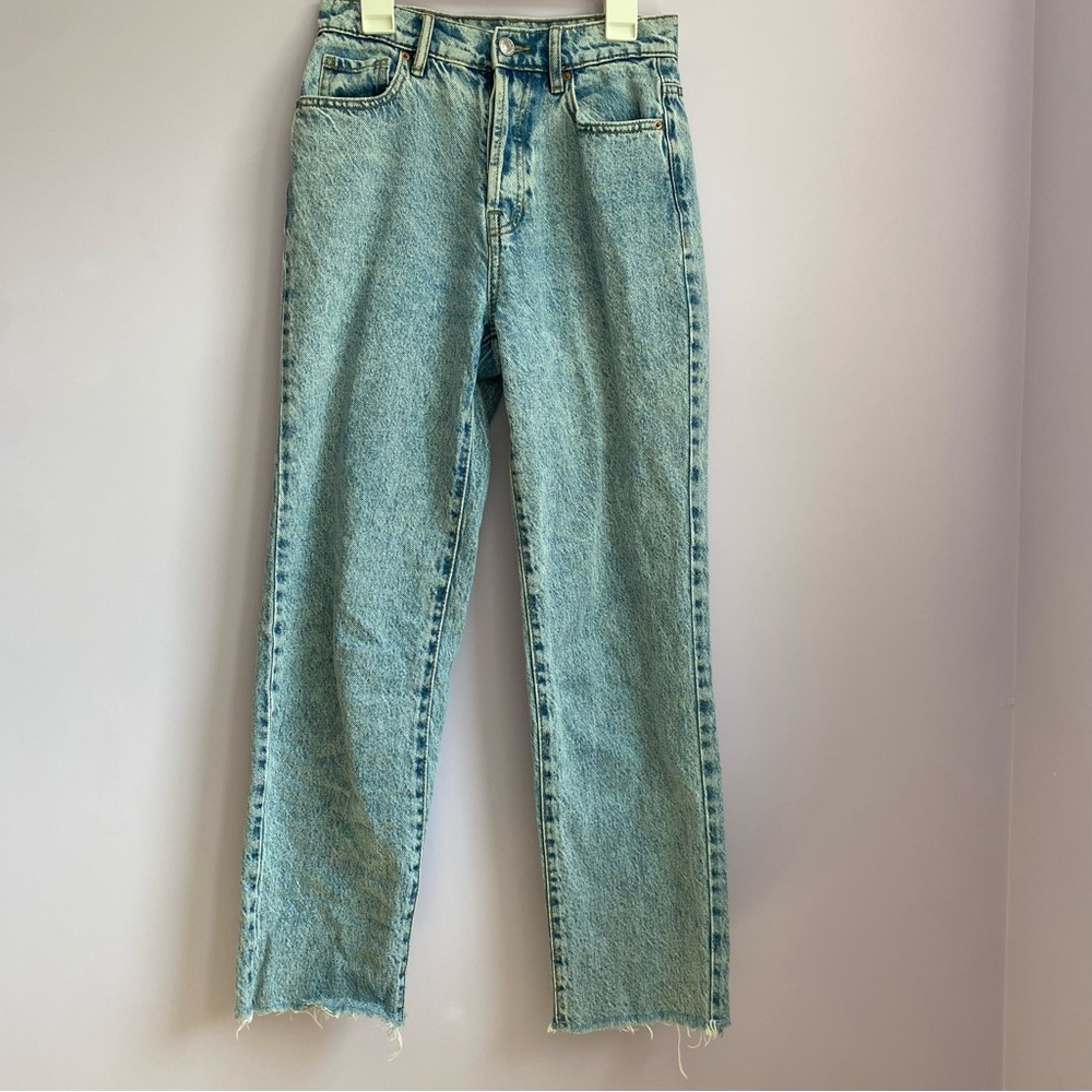 PacSun Light Blue High Rise Straight Leg Jeans